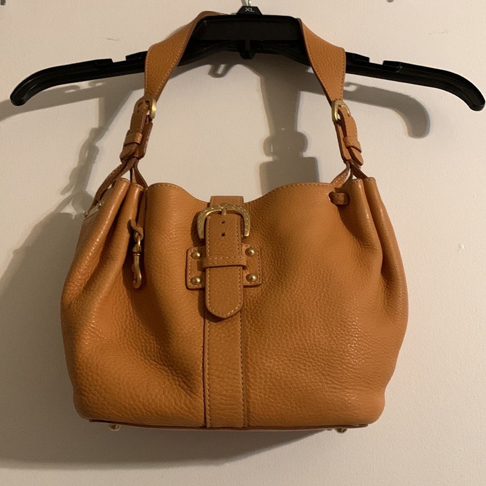 Dooney & Bourke MUSTARD Color Pebble Shoulder Bag